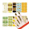 Bright Sunflower Waterproof Nail Stickers - Long-Lasting, Cute, Full-Cover Ins Style