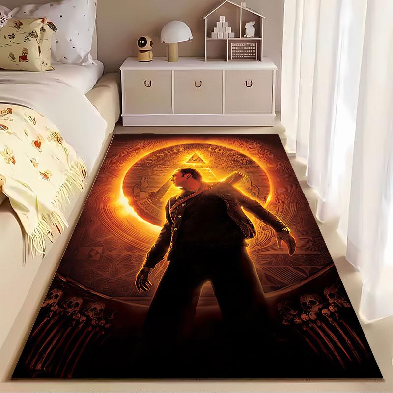 "Illuminati Symbol Design Carpet" suitable as a non-slip mat for the living room or bedroom sofa