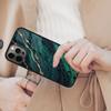 Gold Indigo Faux Malachite Magnetic Phone Case For APPLE iPhone 17 Air 16 14 13 12 Pro Max 15 Plus Wireless Charge MagSafe Cover