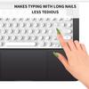 Long Nail Keyboard Cover Raised Keyboard Protector Compatible with MacBook Pro/Air Nail Art