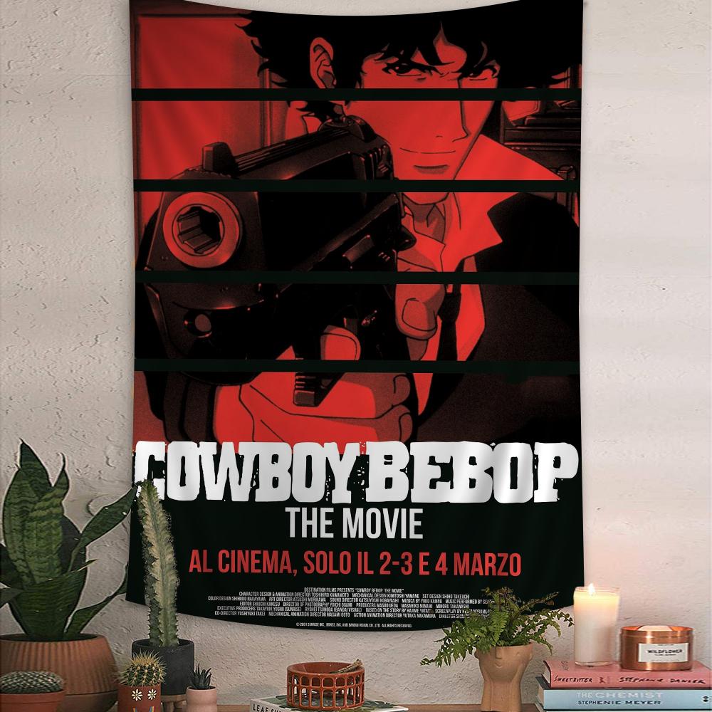 CCowboy Bebop Cartoon Tapestry Wall Hanging Decoration Household Home Decor
