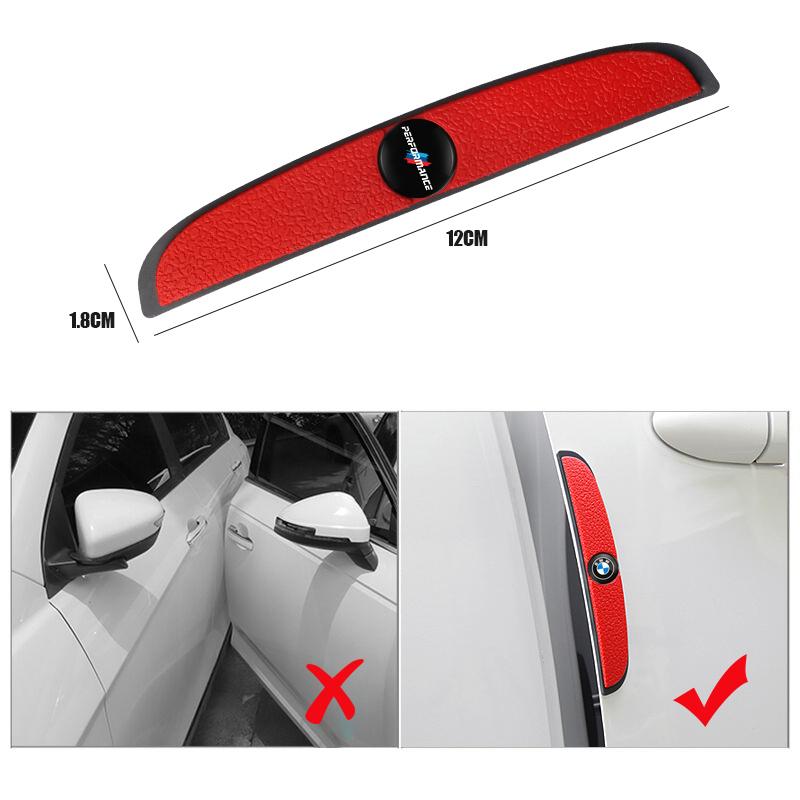 CDKO4 4Pcs Rubber Anti-collision Strip Car Door Scratch Protector Stickers For BMW X1 X2 X3 X5 X4 X6 X7 G30 G20 G32 G11 G12 F40 F30