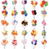 50-Pack Creative Festival Balloons Cartoon Stickers for DIY Phone Cases & Laptops