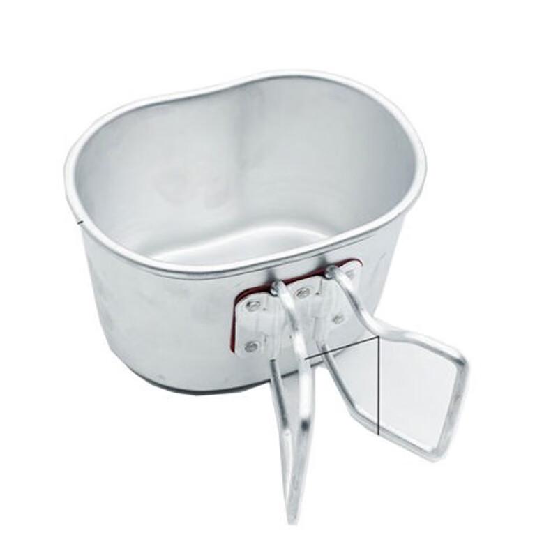 Tactical Outdoor Cookware Set with Long Handle Aluminum Cups