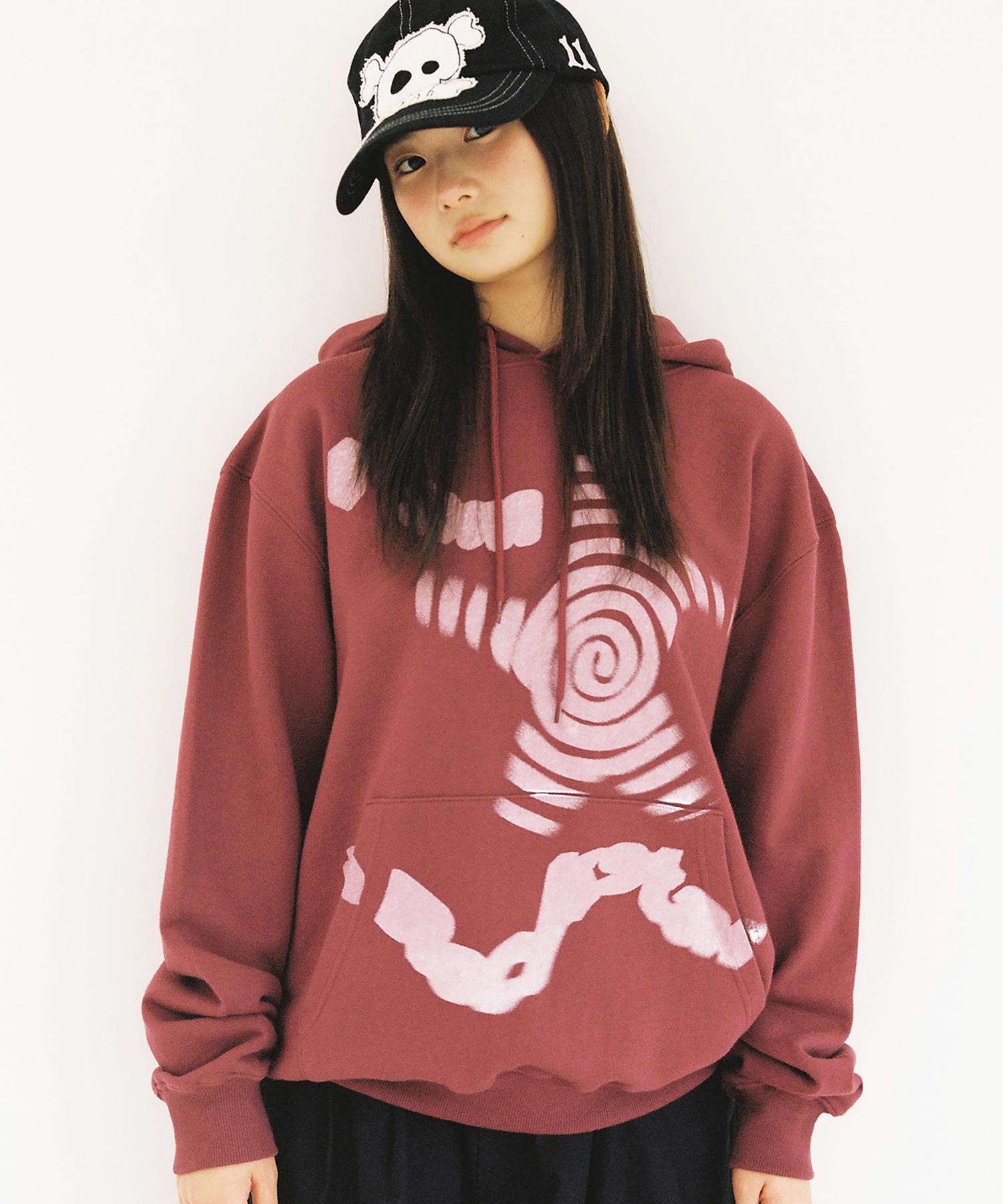 Web House Twister Rockstar Hood - Burgundy Burgundy