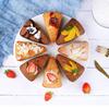 8 Holte Siliconen Portie Cakevorm Driehoekige Holte Cakevorm Pizza Punten Bakvormen Keuken Bakgereedschap voor Thanksgiving Day