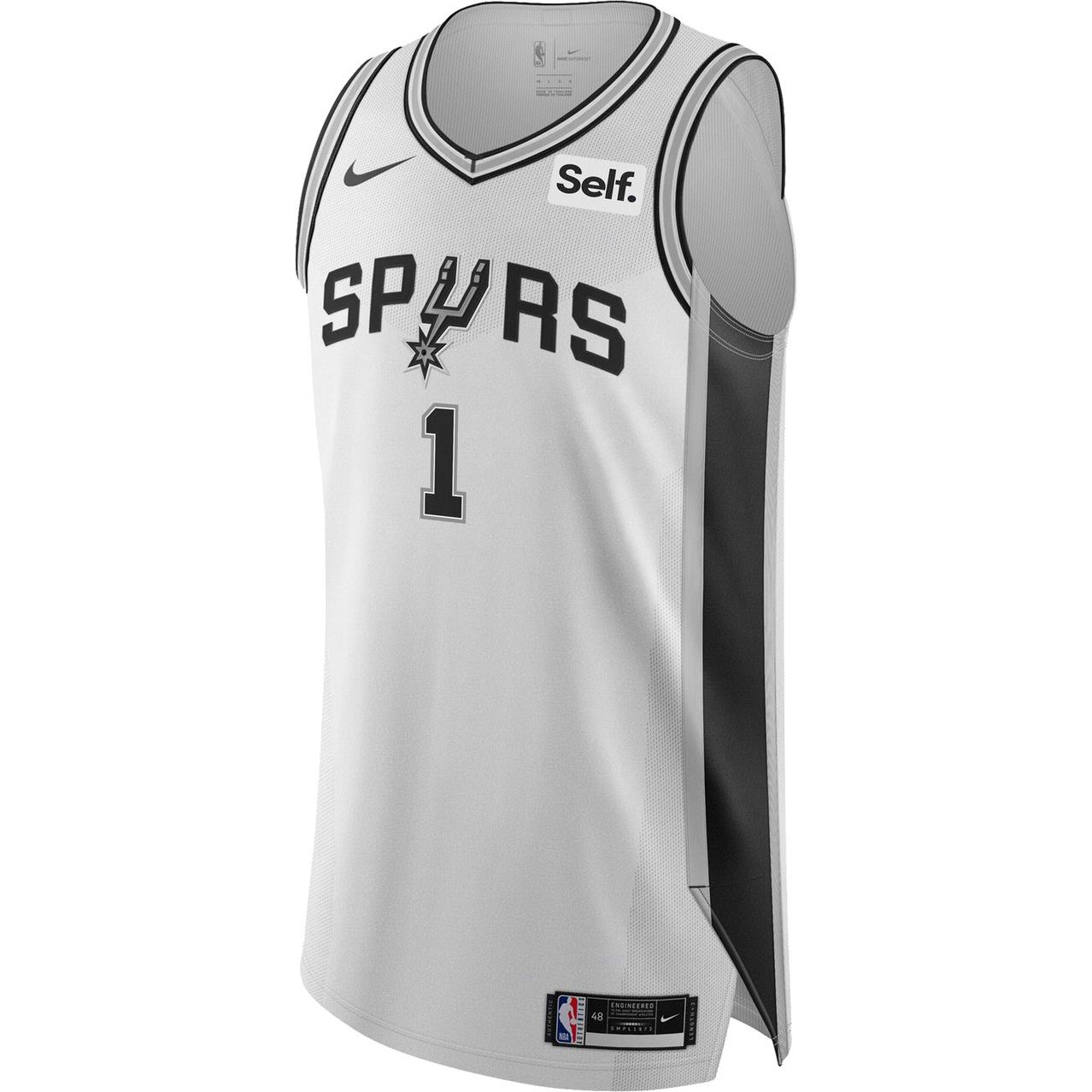 

Nike Ictor Wembanyama Association Basketball Jersey Men s White CW3291-101 44