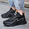 Fashion Men's Sports Shoes Outdoor Lace-Up Low-Top Reflective Material Running Shoes Suitable for Jogging Running Sports Shoes