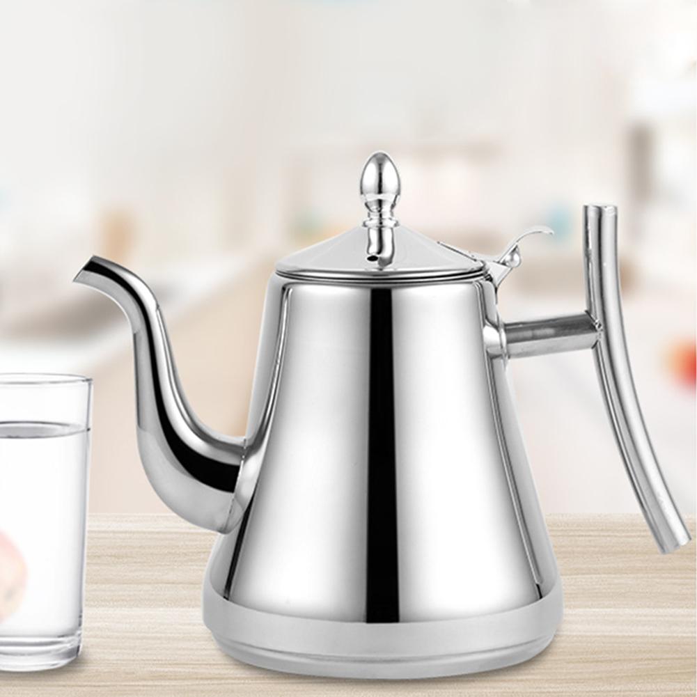 Household High Quality Stainless Steel Kettle Thickened Teapot Coffee Pot with Infuser for Hotel Restaurant
