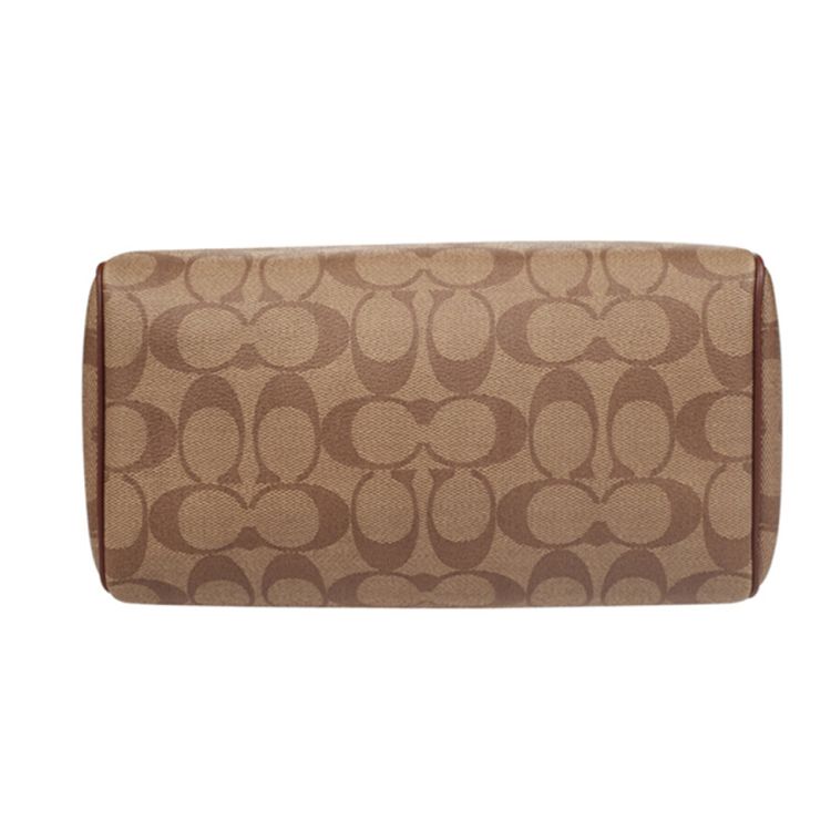 Coach Bennett 23 Borsa Boston in Pelle con Chiusura a Zip da Donna Marrone 32203-IME74