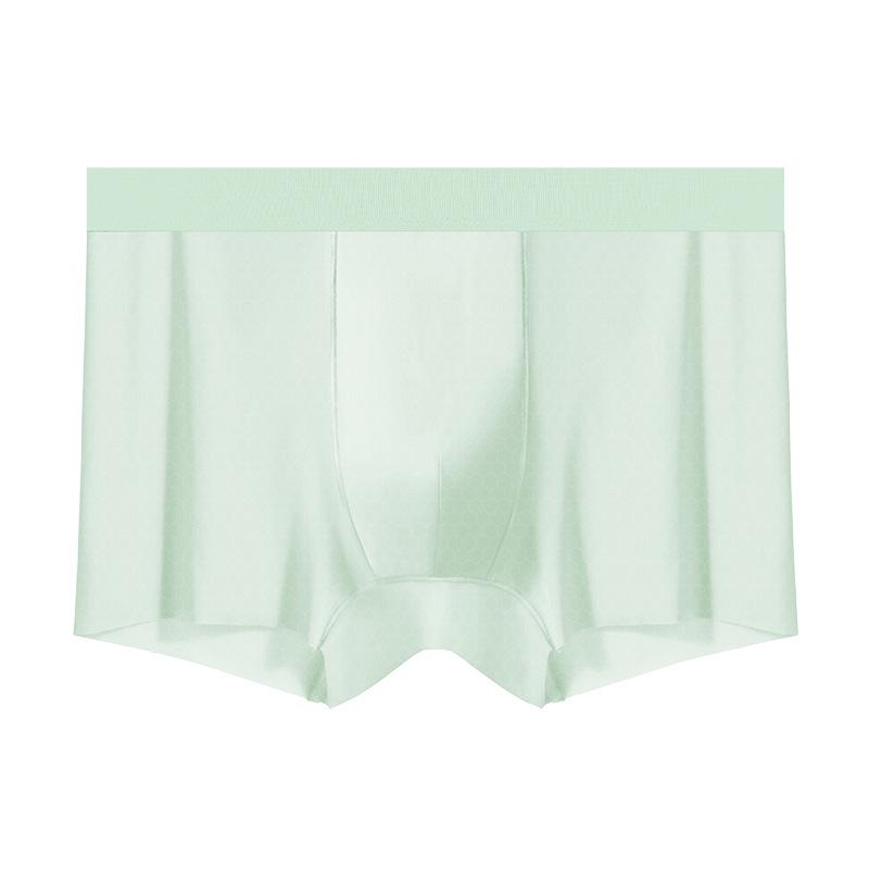 2026 Breathable Ice Silk Men's Boxer Briefs with Antibacterial Fabric