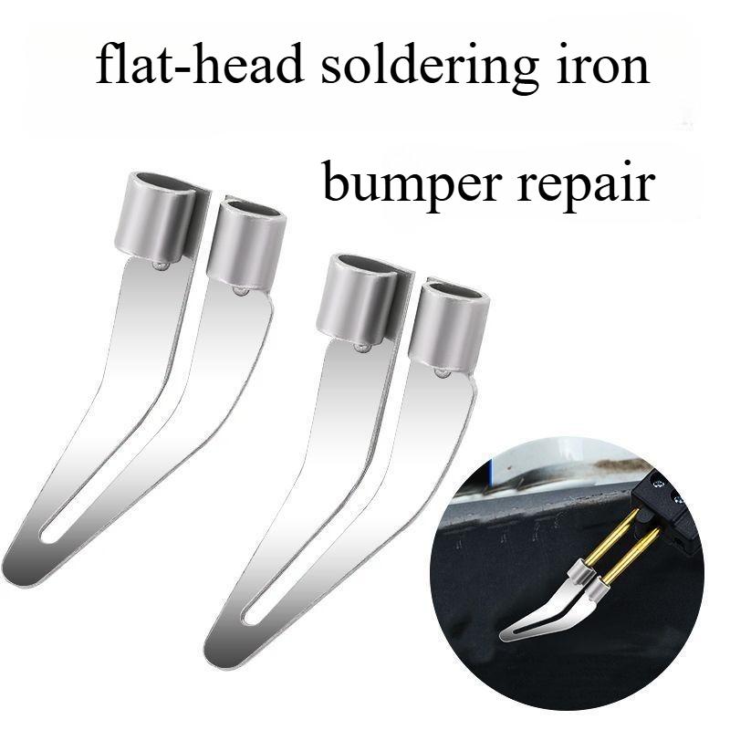 4/6 Stück Glatter Kopf 45-Grad-Bogen Glättkopf Für Kunststoffschweißwerkzeug Löten Reparaturkolben Glatter Kopf