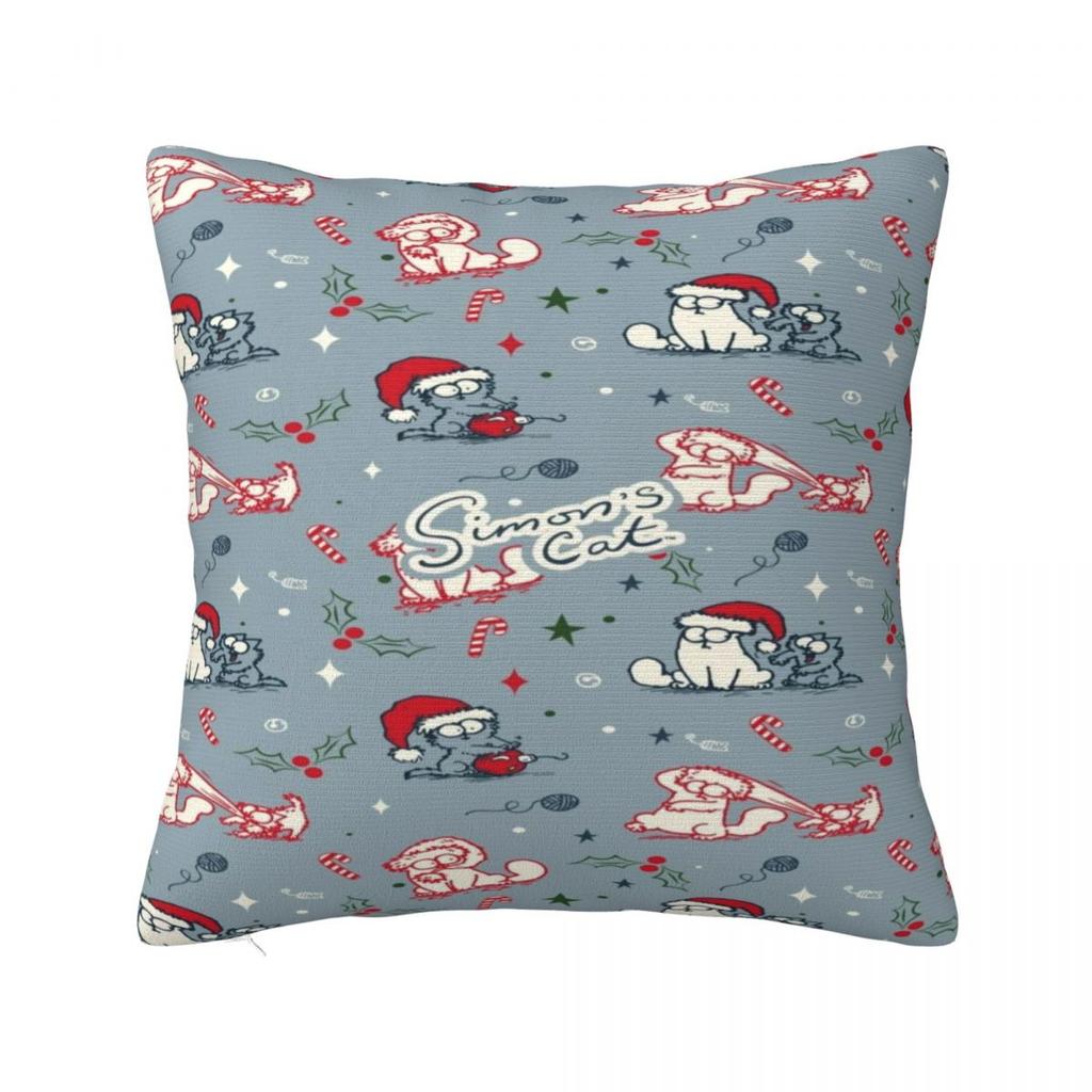Home Decoration Simons Cartoon Cat Cats Pillowcases Stuff Pillow Covers Zippered Multi-Size