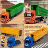 Heavy Duty Alloy Dump Truck Model With Inertia Control For Kids And Collectors