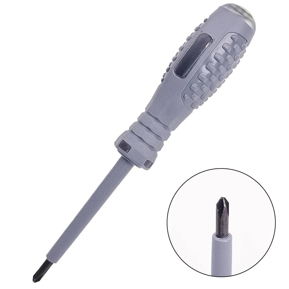 

Ручка-тестер напруги 100-220 В AC/DC Індукційний детектор живлення Викрутка Тест-олівець Червоний/зелений індикатор Інструменти електрика