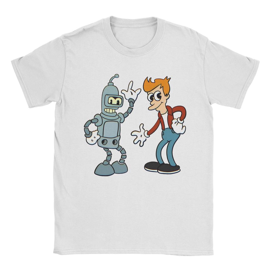 Futuramas Cartoon Comic Apparel Men Women T Shirt Cotton Tee Print  T-shirt Clothes