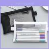 Transparent Mesh Pencil Bag For Students With Large Capacity Storage**