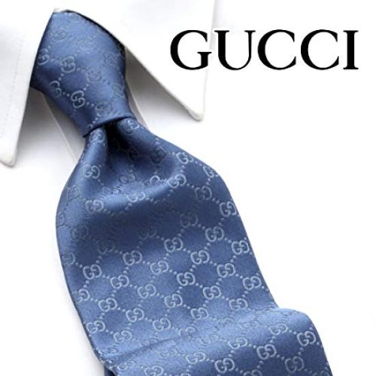 GG [Gucci] Tie, Navy, pattern, GUJ-827 [Used]