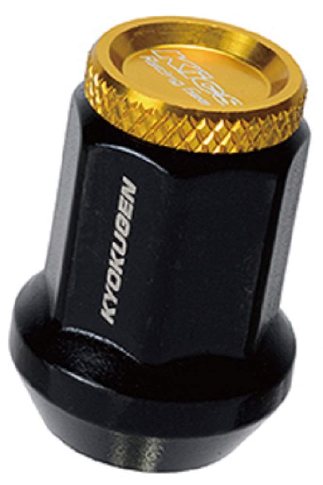 

КЁ-ЭЙ (Индустрия Кёэй) Экстремальная гайка с алюминиевым колпачком, M12 x P1.5, 20 шт., Золотая, HP1KA