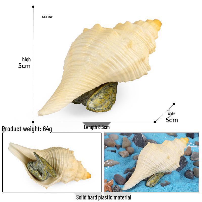 Ocean Crab Simulation Toy Set: Includes Hermit, Swimming, and Three-Spot Plastic Models