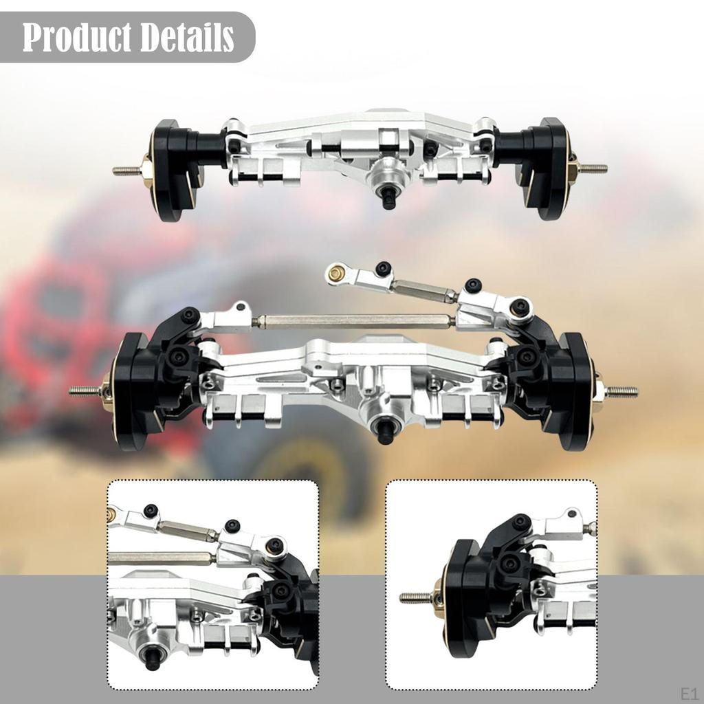Front And Rear Axle Assembly, Reinforced RC Car Axle, Remote Control Spare Part, Replacement for