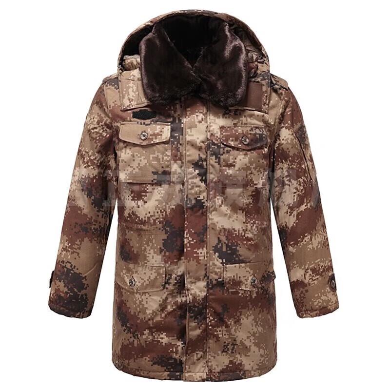 Xunzhanying Men s Desert Camouflage Winter Parka 170