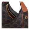 Celine Logo Print Leather Tote Bag Women Handbags Brown 120722FQM-04LU