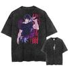 Anime Jujutsu Kaisen Fushiguro Toji Printed Tshirt Mens and Womens Washed Tshirt High Quality Vintage Tshirt Tops