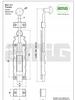 Black Forged Furniture Door Bolt 300mm Amig
