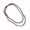Pink Natural Stone Beaded Long Necklace For Women, Multi-Wear Design, Elegant And Fashionable Versatile Neck Chain, Collarbone Chain