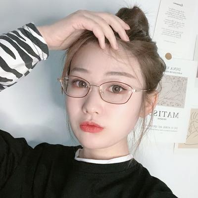 Brillengestell Blaulichtfilter Lesebrille Rot Metall Schläger Kurzsichtigkeitsbrille Fertigprodukt mit Stärke