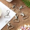 30PCS Swivel Hook Hardware - D-Ring Clip for Keychain, Lanyard & Wallet DIY Crafts