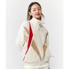 Reebok X Vector Stand Collar Loose Casual Long Sleeve Windbreaker Unisex Outerwear Beige REJU4EJ30I1