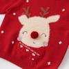 DAVE&BELLA Kids' Red Christmas Knit Sweater