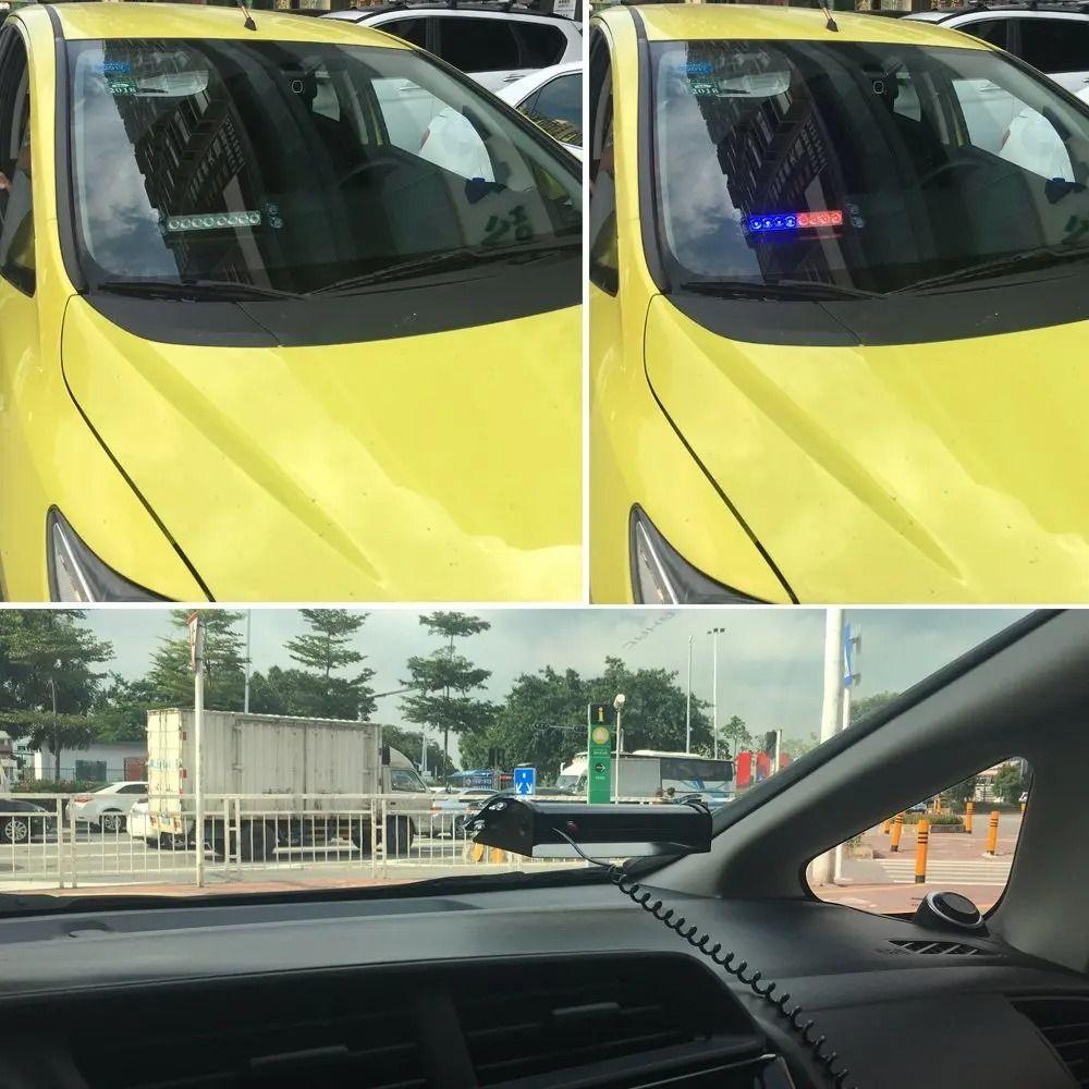 Aluminium Alloy LED Police Strobe Lamps 8LED Emergency Signal Lamps  Emergency