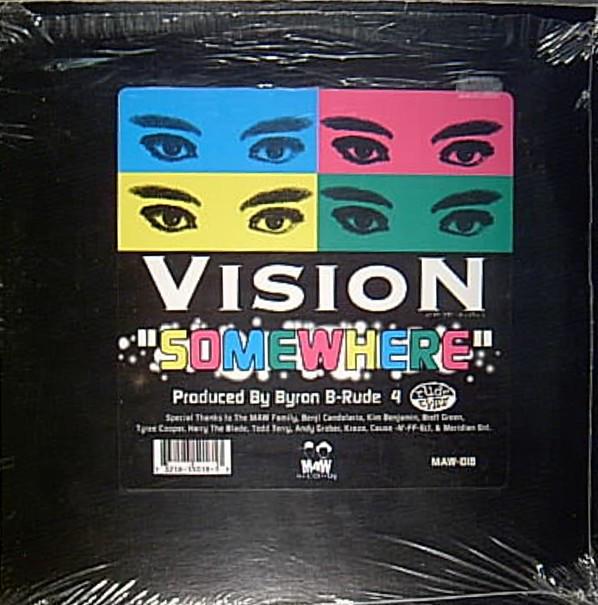 

12inch Record VISION - Somewhere MAW018 MAW Records 1997 US Dance & Electronica Used