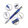 Multi-Function 5-in-1 Tool: Level, Scale, Screwdriver, Touch Stylus, Ballpoint Pen