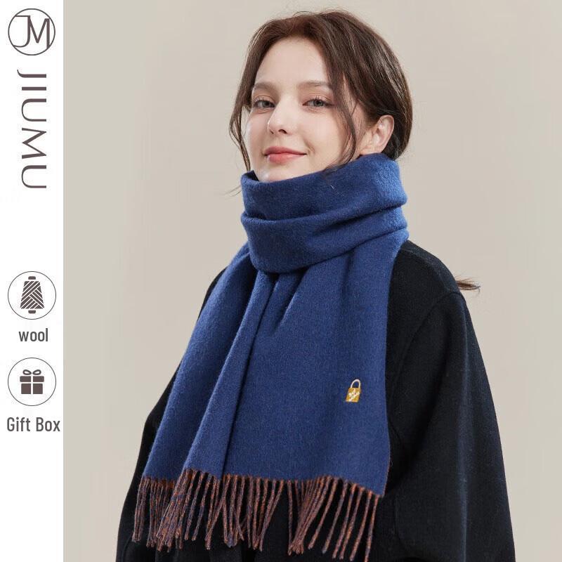 

JIUMU Women s Autumn Winter Wool Scarf One Size