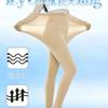 Women'S  Nude Color Icy Feeling Yoga Pants Lightweight High Stretch Breathable Summer Leggings For Workout Running Gym