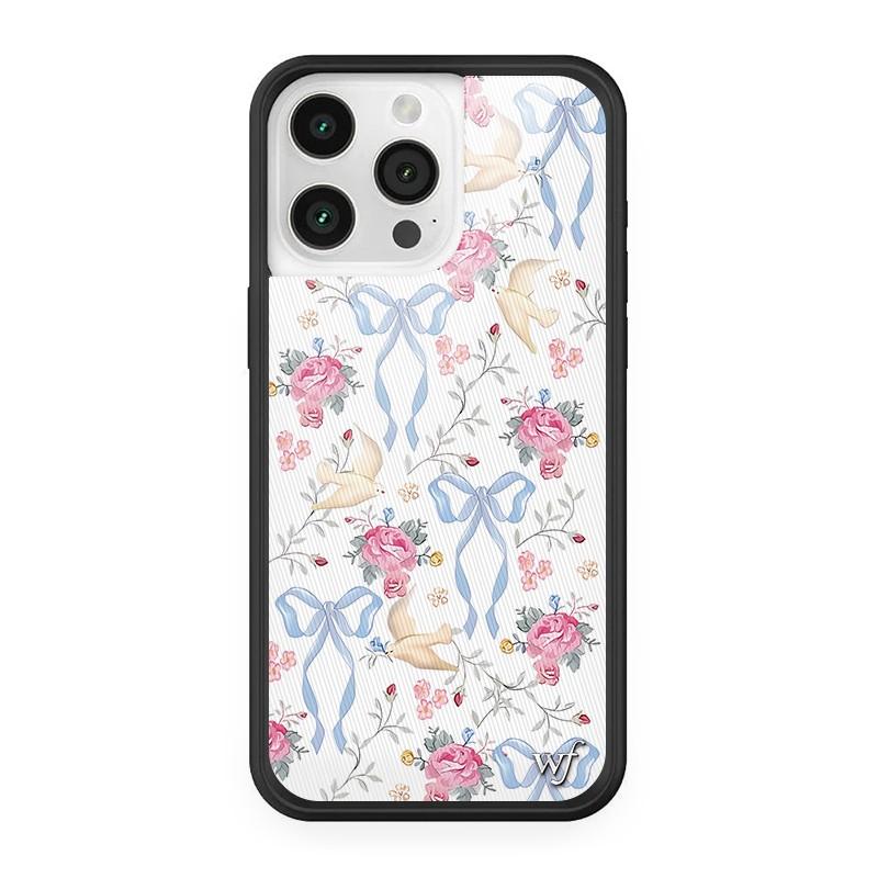 

New Wildflower Dolphin Cute wallpaper Phone Case for iPhone 16 15 14 13 12 Pro Max Plus Fashion Girls Cabin shockproof Cover For iPhone 16