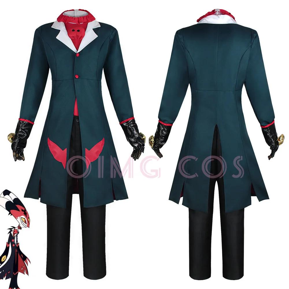 Angel Dust Hazbin Cosplay Uniforme Costume Abito da Uomo Costumi di Halloween