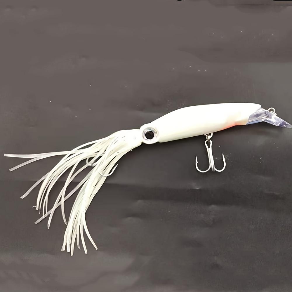 FTK 1pc Realistic Octopus Hard Bait Squid Artificial Plastic Bait, Sea Charm Fishing Tackle