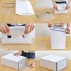 VANA HOME DECOR Stapelbarer staubdichter transparenter Klapp-Schuhaufbewahrungsbox-Organizer