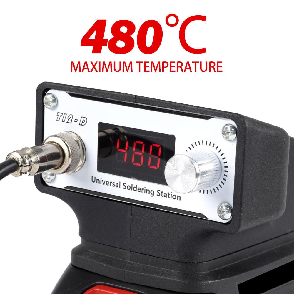 Fier de lipit electric portabil 2 în 1, 500W, multifuncțional, aparat de sudură electrică de uz casnic