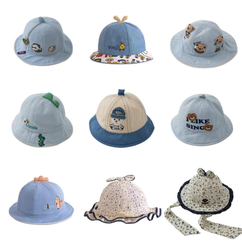 Korean Style Children's Sun Protection Lace Bucket Hat for Girls