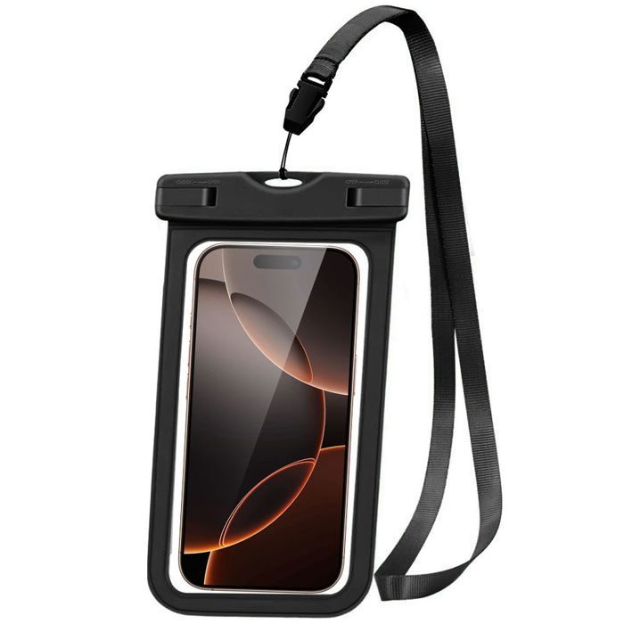 Waterproof Case for Samsung Galaxy S25+ S25 Edge S24 FE S23 FE S22 S21 FE S20 S10, IPX8 Protection Sensitive Touch - Black