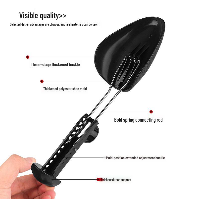 Verstellbarer Schuhspanner aus Kunststoff für Herren- und Damenschuhe und Sneakers