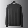 DIBINZE Men's Plus Size Patchwork Round Neck Long Sleeve Sweatshirt