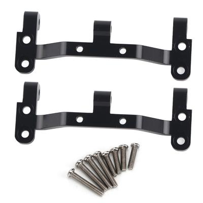 Aluminiumlegierung Vorder- und Hinterradaufhängungsstreben Halterung Passend für MN D90 MN 99 MN 91 FJ 45 Upgrade Teile(Schwarz 1 Stück )