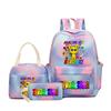 Rhythm box sprunki peripheral schoolbag boys and girls schoolbag primary school junior high school students backpack D